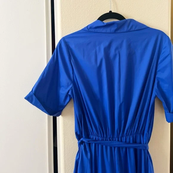 🆕 STAUD Blue Lapis Staud Millie Maxi Long Dress 6 - Picture 7 of 9